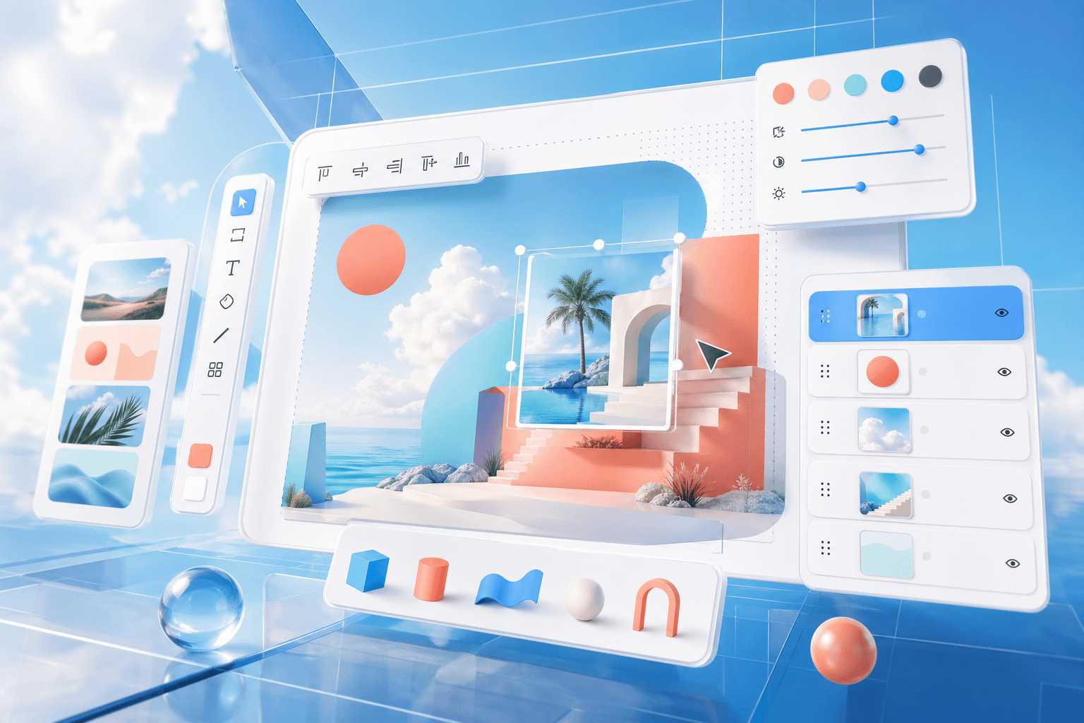 Screenshot of AirCanva — Creative Web App project by Dhanush Kumar R