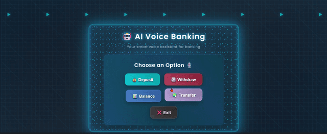 screenshot of "AI Voice Bank