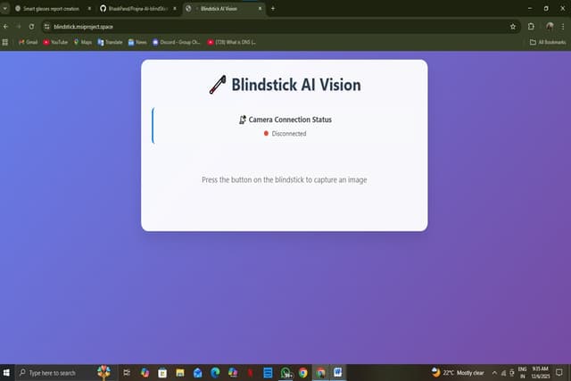 screenshot of "SmartGlass